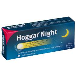 Hoggar® Night 25 mg 20 Schmelztabletten