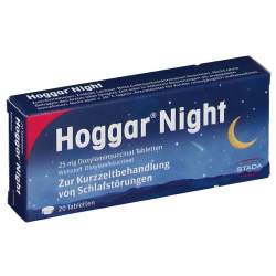 Hoggar® Night 25mg Doxylaminsuccinat 20 Tbl.