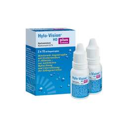 Hylo-Vision® HD plus 2x15ml Augentropf.