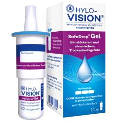 Hylo-Vision® SafeDrop® Gel (ohne Konservierungsmittel) 10ml Augentropf.