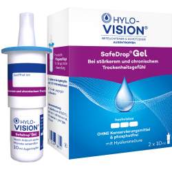 Hylo-Vision® SafeDrop® Gel (ohne Konservierungsmittel) 2x10ml Augentropf.