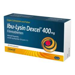 Ibu-Lysin Dexcel® 400 mg 20 Filmtabletten