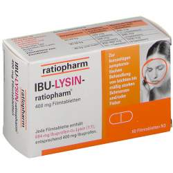 IBU-LYSIN-ratiopharm® 400 mg 50 Filmtabletten