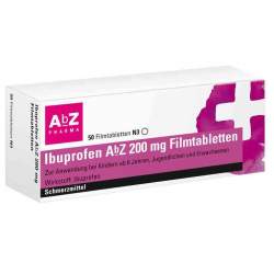 Ibuprofen AbZ 200mg 50 Filmtbl.