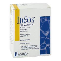 Ideos 500 mg/400 I.E. kohlpharma 90 Kautbl.