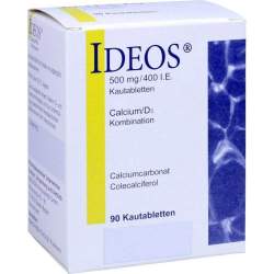 Ideos 500mg/400 I.E. Beragena 90 Kautbl.