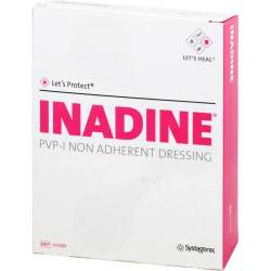 Inadine Salbengaze m. PVP Iod. 9,5x9,5cm 25 St.