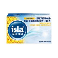 isla® med akut Zitrus-Honig 50 Pastillen