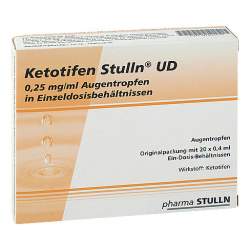 Ketotifen Stulln® UD 20x0,4ml Augentropfen, Einzeldosisophtiole