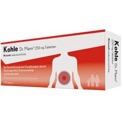 Kohle Dr. Mann 250 mg 20 Tabletten