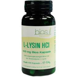 L-LYSIN HCL 500 mg Bios Kapseln