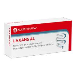 Laxans AL 10 magensaftresistente überzogene Tabletten