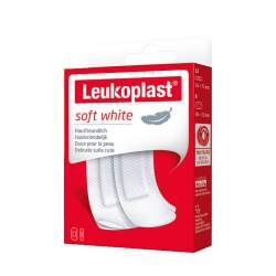 LEUKOPLAST soft white Str.19x72mm 12St/38x72mm 8St