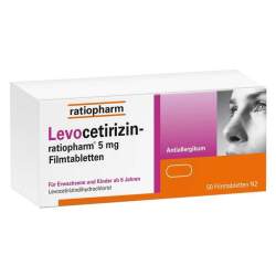 Levocetirizin-ratiopharm® 5 mg 50 Filmtbl.