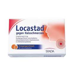 Locastad® gegen Halsschmerzen 2 mg/0,6 mg/1,2 mg 24 Lutschtabletten Orangengeschmack