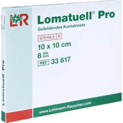 Lomatuell® Pro 8 Wundauflagen 10x 10 cm