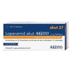 Loperamid akut Aristo® 2mg 10 Tbl.