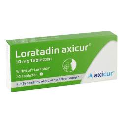 Loratadin axicur® 10 mg 20 Tabletten