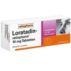 Loratadin-ratiopharm® 10 mg 50 Tbl.