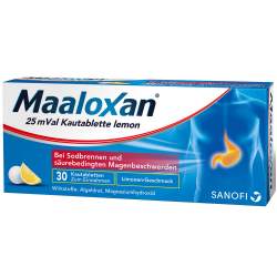 Maaloxan® 25mVal Lemon 30 Kautbl.