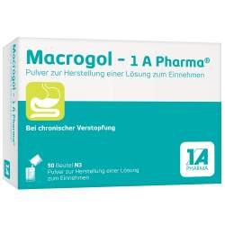 Macrogol - 1 A Pharma® Pulver zur Herstellung einer Lösung zum Einnehmen 50 Beutel