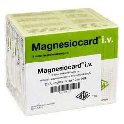 Magnesiocard® 20 Amp. zu 10ml i.v.