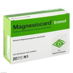 Magnesiocard® 5mmol 20 Btl. Pulv.