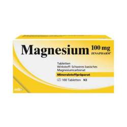 Magnesium 100mg JENAPHARM® 50 Tbl.