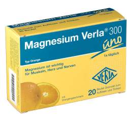 Magnesium Verla® 300 uno Orange Granulat 20 Btl.