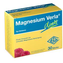 Magnesium Verla® direkt 30 Himbeere-Sticks