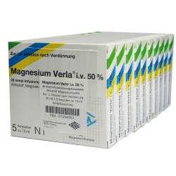 Magnesium Verla® i.v. 50% Inf.lsg.konz. 50 Amp