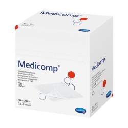 MEDICOMP Kompressen 10x10 cm unsteril