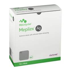 Mepilex® Ag 10 Verbände 10x 10cm