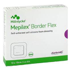Mepilex® Border Flex Eckig 10 Verbände 10x 10cm