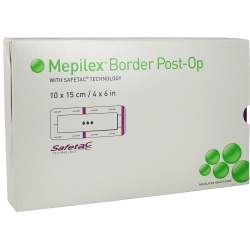 Mepilex® Border Post-Op 10 Verbände 10x 15cm, steril
