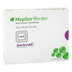 MEPILEX Border Schaumverband 7,5x7,5 cm