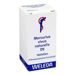 Mercurius vivus naturalis D6 Weleda 80 Tbl.