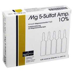 Mg 5-Sulfat 10% 5 Amp. zu 10ml