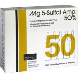 Mg 5-Sulfat Amp. 50% Inf.-Lsg.-Konz. 5x10ml