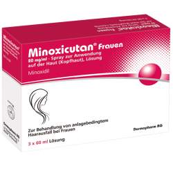 Minoxicutan® Frauen 20 mg/ml Spray zur Anwendung auf der Haut 3x60ml