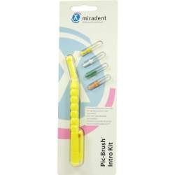 MIRADENT Interd.Pic-Brush Intro Kit 1H+4B.gelb