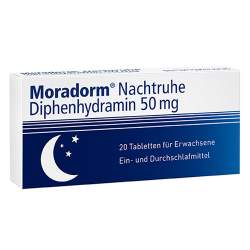 Moradorm® Nachtruhe Diphenhydramin 50 mg 20 Tbl.