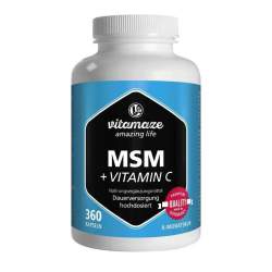 MSM hochdosiert + Vitamin C 360 Kaps.