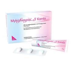 Mykofungin® 3 Kombi, 3 Vaginaltabl. 200mg + 20g Creme 1%