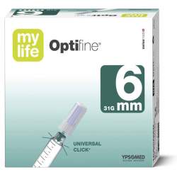 mylife Optifine® 100 Pen-Nadeln 0,25x6mm