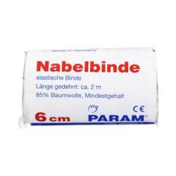 NABELBINDE 6 cm m.Band m.Cellophan