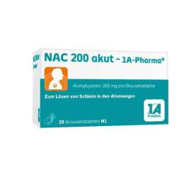 NAC 200 akut- 1A-Pharma®, 20 Brausetbl.