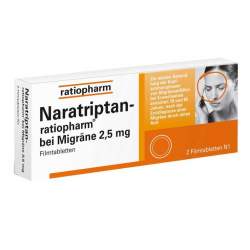 Naratriptan-ratiopharm® bei Migräne 2 Filmtbl.