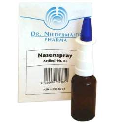 NASENSPRAY Pumpzerstäuber auf 20 ml Braunglasfl.