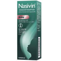 Nasivin® Dosiertropfer ohne Konservierungsstoffe Baby 5ml